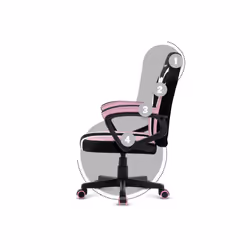 Huzaro RANGER 1.0 PINK MESH Siège plat Dossier en mesh - Vue supplémentaire 8