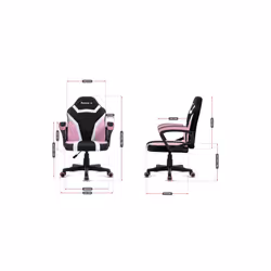 Huzaro RANGER 1.0 PINK MESH Siège plat Dossier en mesh - Vue supplémentaire 9