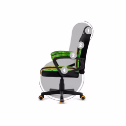 Huzaro Ranger 1.0 Pixel mesh Siège plat Dossier en mesh - Vue supplémentaire 11