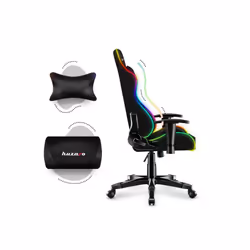 Huzaro Ranger 6.0 RGB Siège de jeu universel Siège balançoire (nacelle) Noir - Vue supplémentaire 10