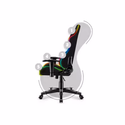 Huzaro Ranger 6.0 RGB Siège de jeu universel Siège balançoire (nacelle) Noir - Vue supplémentaire 7