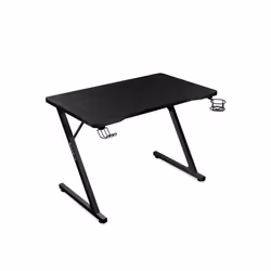 Huzaro Hero 1.8 Black, Droit, Forme rectangulaire, Panneaux MDF, Acier, Jouer, Mat