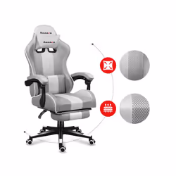 Huzaro FORCE 4.7 Siège de jeu sur PC Siège balançoire (nacelle) Gris - Vue supplémentaire 13