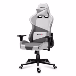 Huzaro Force 6.2 Siège de jeu sur PC Siège balançoire (nacelle) Gris, Blanc