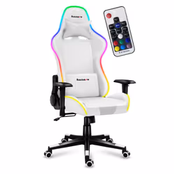 Huzaro Force 6.2 RGB, Siège de jeu sur PC, 130 kg, Siège balançoire (nacelle), Dossier rembourré, Course, Universel
