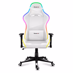 Huzaro Force 6.2 RGB Siège de jeu sur PC Siège balançoire (nacelle) Blanc