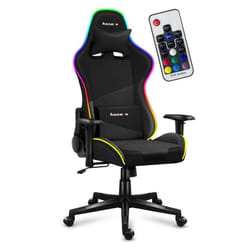 Huzaro Force 6.2 RGB Siège de jeu sur PC Siège balançoire (nacelle) Noir