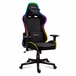Huzaro Force 6.2 RGB Siège de jeu sur PC Siège balançoire (nacelle) Noir