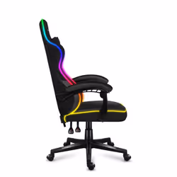 Huzaro FORCE 4.4 RGB Siège de jeu sur PC Siège balançoire (nacelle) Noir