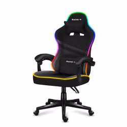 Huzaro FORCE 4.4 RGB Siège de jeu sur PC Siège balançoire (nacelle) Noir - Vue supplémentaire 4