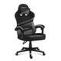 Chaise de jeu ergonomique HUZARO Force 4.4 - Gris - Hauteur réglable - Support lombaire - Accoudoirs - Têtière