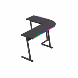 Huzaro Hero 6.0 RGB, Coin, Forme en L, Acier, Jouer, Fibre de carbone, Mat