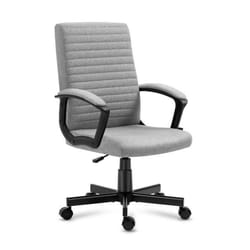 Chaise bureau MARK ADLER BOSS 2.5 Gris Tissu Ergonomique Hauteur réglables Accoudoirs souples Chaise gaming Pc