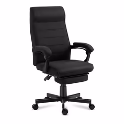 Chaise bureau - MARK ADLER - BOSS 4.4 - Ergonomique - Repose-pieds - Noir