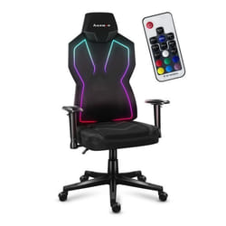 Chaise gaming - Huzaro - Combat 6.2 - Noir RGB - Éclairage LED - Accoudoirs 3D - Inclinable