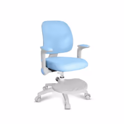 Chaise de bureau enfant MARK ADLER Junior 5.0 Bleu - Ergonomique Hauteur et profondeur réglables Accoudoirs Repose-pieds