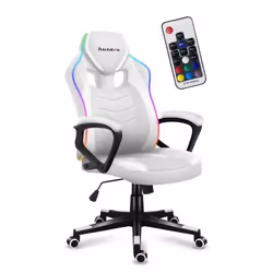 Chaise gaming - HUZARO - Force 2.5 RGB - Éclairage LED - Tissu respirant - Design ergonomique