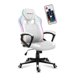 Chaise gaming - HUZARO - Force 2.5 RGB - Éclairage LED - Tissu respirant - Design ergonomique