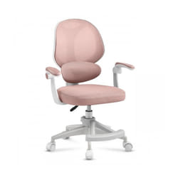 Chaise de bureau enfant - MARK ADLER - Junior 4.5 - Ergonomique - Accoudoirs rabattables - Rose