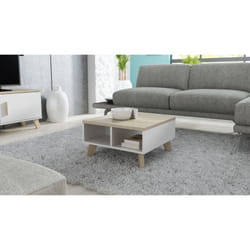 Cama LOTTA LAW 60 Table à café, latérale et de salon Table basse Forme carrée 4 pieds