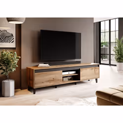 Cama RTV NORD II Support TV et centre de divertissement 2 étagères