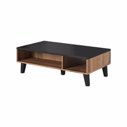 Cama LOTTA LAW 110 WOT+B, Table basse, Forme rectangulaire, 4 pieds, Noir
