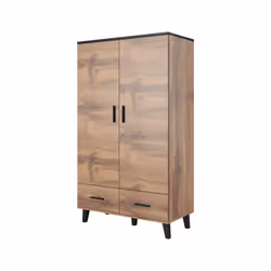 Cama LOTTA SZAFA WOT+B, Chêne de Wotan, Armoire, 2 portes(s), Chêne de Wotan, Tableau à particules, Mat