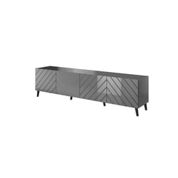 Cama Armoire RTV ABETO 200x42x52 graphite/brillant