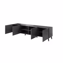 Cama Armoire RTV ABETO 200x42x52 graphite/brillant