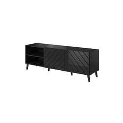 Cama Armoire RTV ABETO 150x42x52 noir brillant