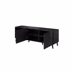 Cama Armoire RTV ABETO 150x42x52 noir brillant