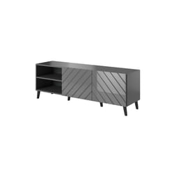 Cama Armoire RTV ABETO 150x42x52 graphite/brillant