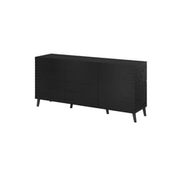 Cama Commode Nova 155x40x72 Noir Mat