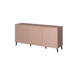 Cama Commode Nova 155x40x72 Rose Mat, Rose, Panneau de fibres à densité moyenne, Monochromatique, Moderne, Rectangulaire, Mat
