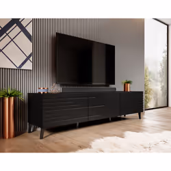 Cama Armoire RTV NOVA 186x40x48 noir mat