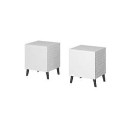Cama Table de chevet NOVA 44x40x52 blanc mat