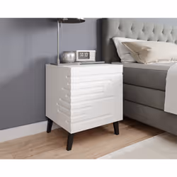 Cama Table de chevet NOVA 44x40x52 blanc mat