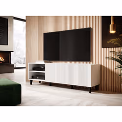 Cama Armoire RTV PAFOS 150x42x52 blanc mat