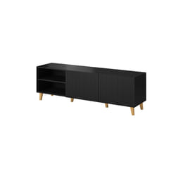 Cama Armoire RTV PAFOS 150x42x52 Noir mat