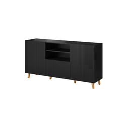 Cama Chaise d'aisance PAFOS 150x42x82 Noir mat