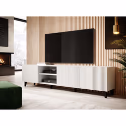 Cama Armoire RTV PAFOS 200x42x52 Blanc mat