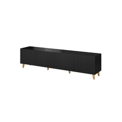 Cama Armoire RTV PAFOS 200x42x52 Noir mat