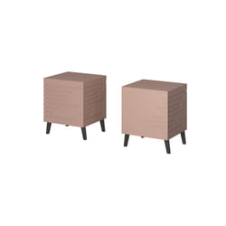 Cama table de chevet NOVA 44x40x52 rose mate
