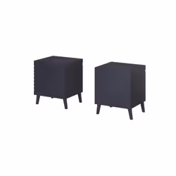 Cama Table de chevet NOVA 44x40x52 bleu marine mat, Table de nuit / chevet, Grenat, 1 tiroir(s), Panneaux MDF, 16 mm, 440 mm
