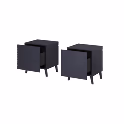 Cama Table de chevet NOVA 44x40x52 bleu marine mat