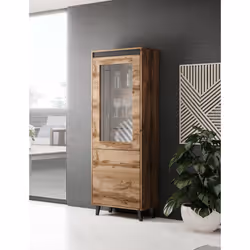 Cama Armoire NORD 60x38x182,5 cm chêne wotan/anthracite