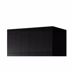 Cama Armoire PAFOS 2D BASE 90x55,5x45 Noir mat, Noir, Armoire, 2 portes(s), Noir, Tableau à particules, Laminé