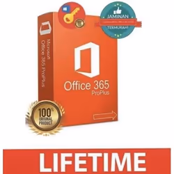 Bureau - Microsoft - Office 365 - Licence à vie - 32 & 64 Bits - 5 postes PC-Mac (NOUVEAU) - Livraison 2H par email