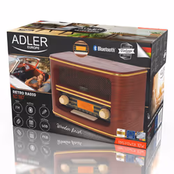 Adler AD 1187 Radio portable Numérique Marron - Vue supplémentaire 8