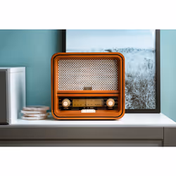 Camry Premium CR 1188 Radio portable Personnel Analogique Noir, Blanc, Bois - Vue supplémentaire 10